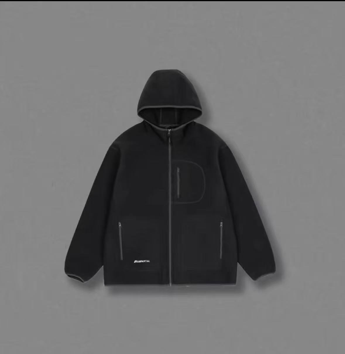 《黑色》冬季时尚潮流保暖锁温棉服外套-8880