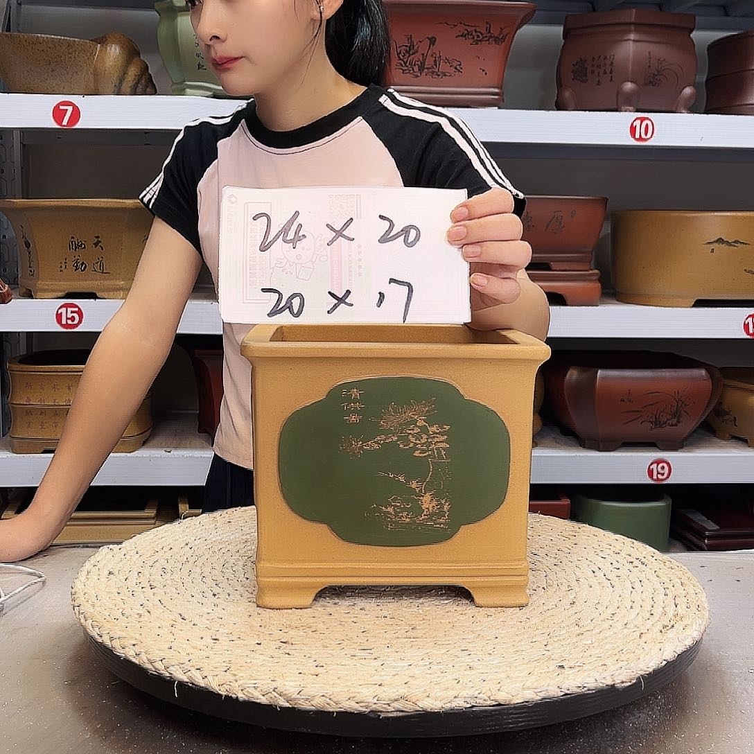 紫砂花盆紫砂花盆