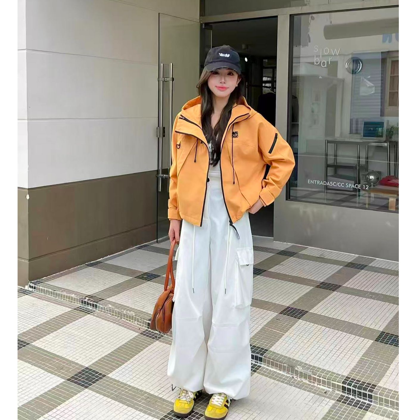 DS53157回味依衣高级感时尚设计师冲锋衣新款外套