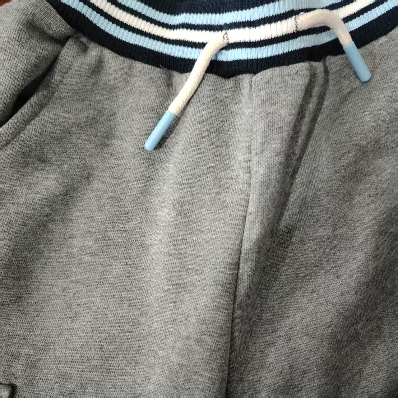 13-小熊麻灰长裤