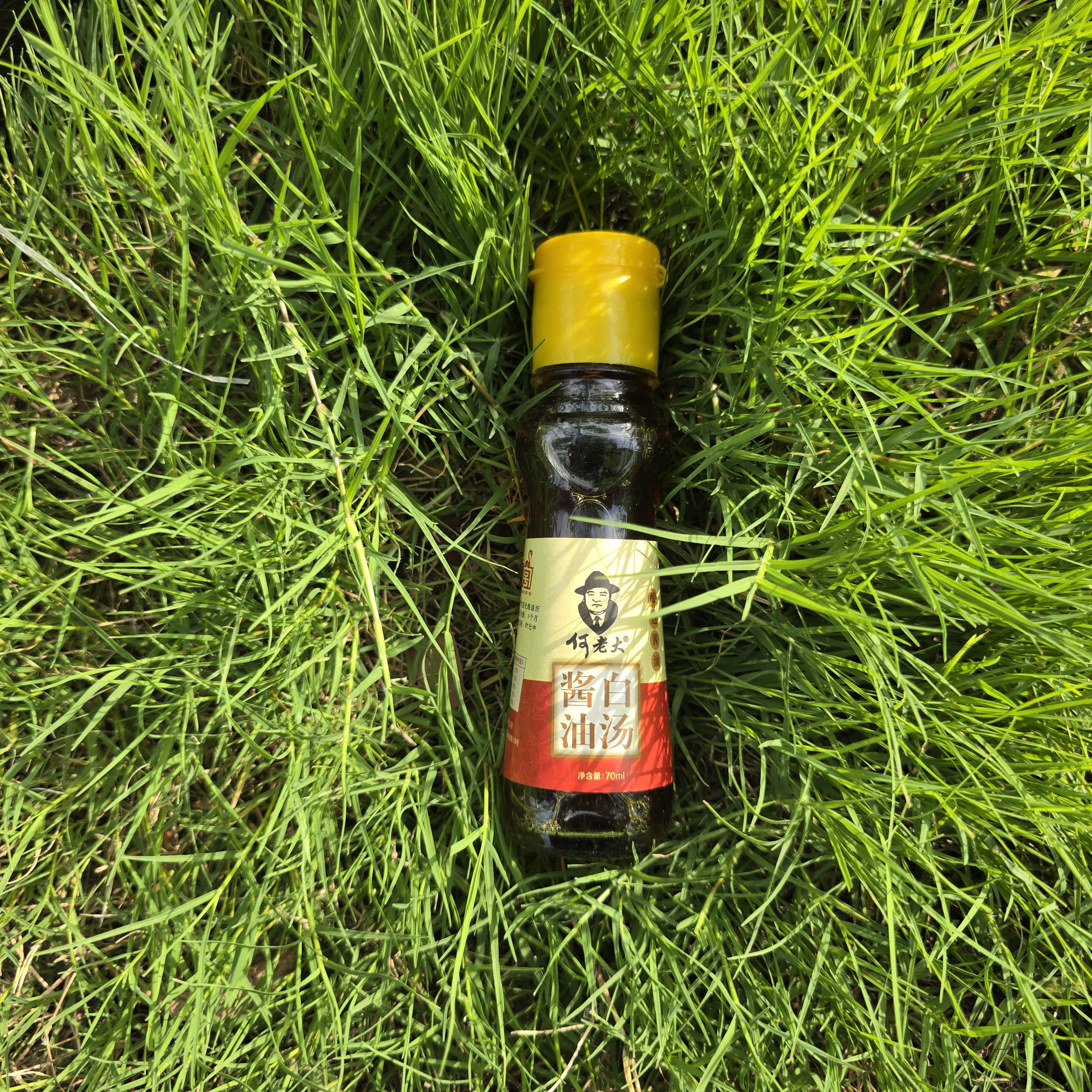 建湖芦沟何老大白汤酱油70ml