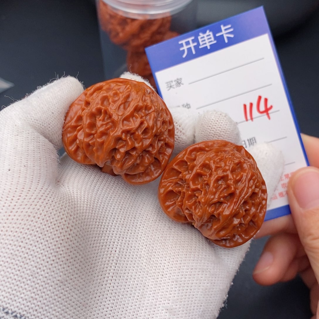 文玩核桃把件40宫灯114