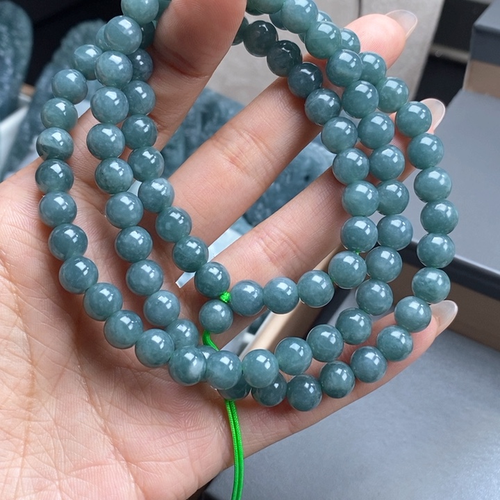 定制翡翠未镶嵌じ****珡链子