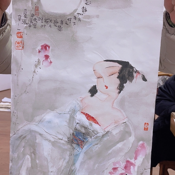 国画宋庄的一个小镇上