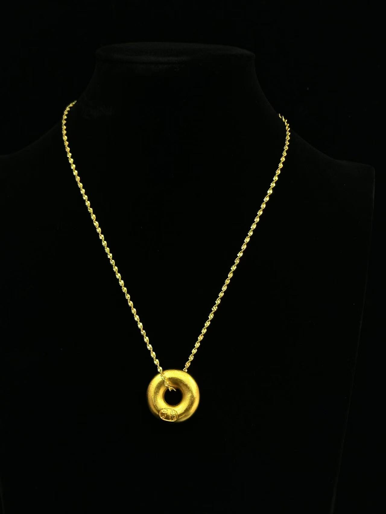 【周总专属】平平安安平安扣合金材质男女同款吊坠SDZ12