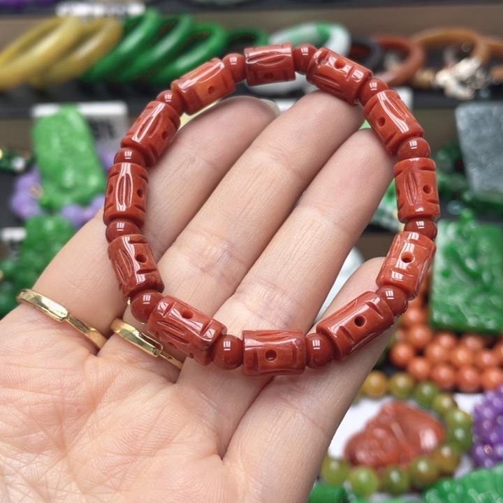 翡翠未镶嵌颈饰手链71