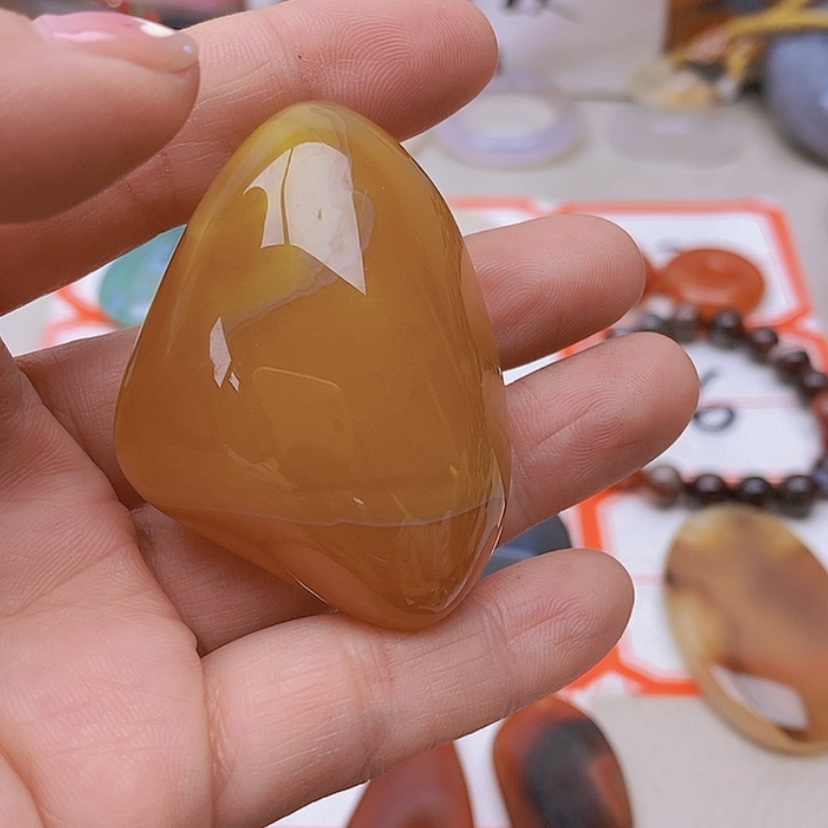 【闪购商品】未镶嵌玛瑙/玉髓珠宝半成品木*杨