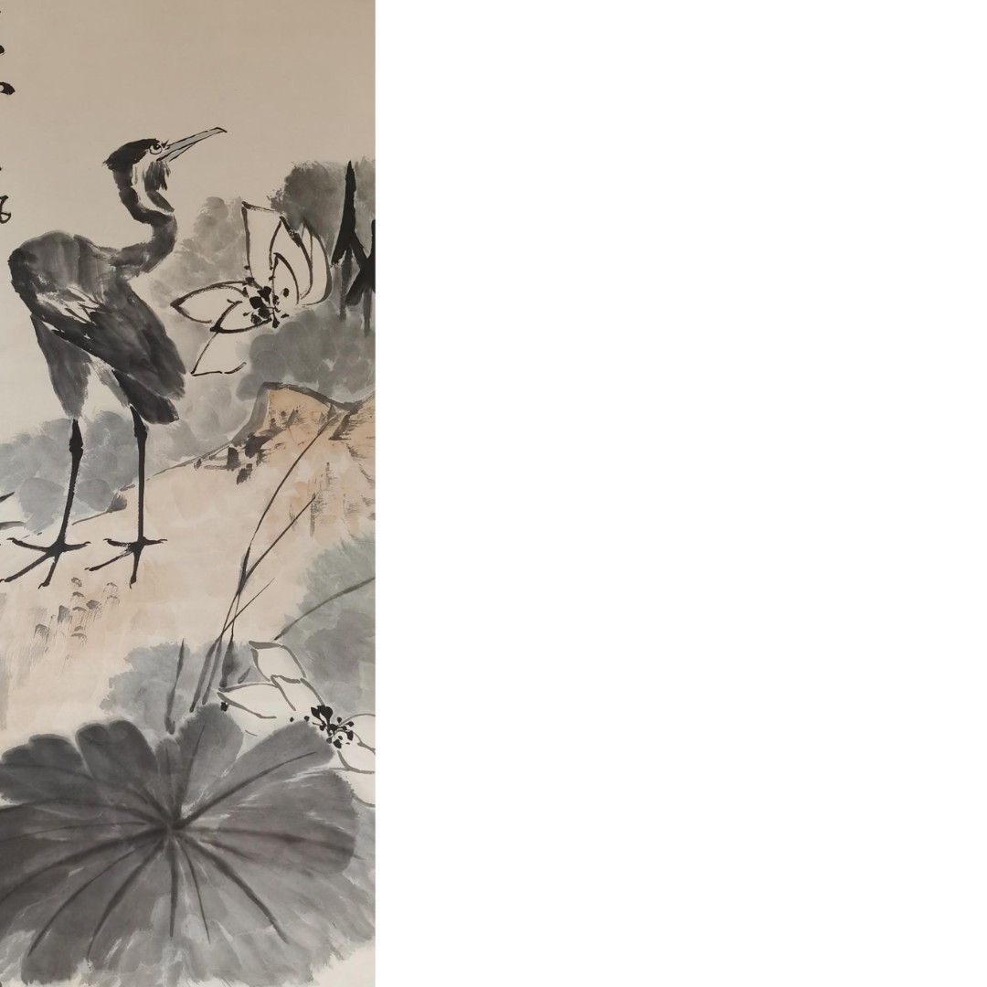 【辽拍】V250709-2-940《花鸟》（5.8平尺) 纸本镜片 ws1229