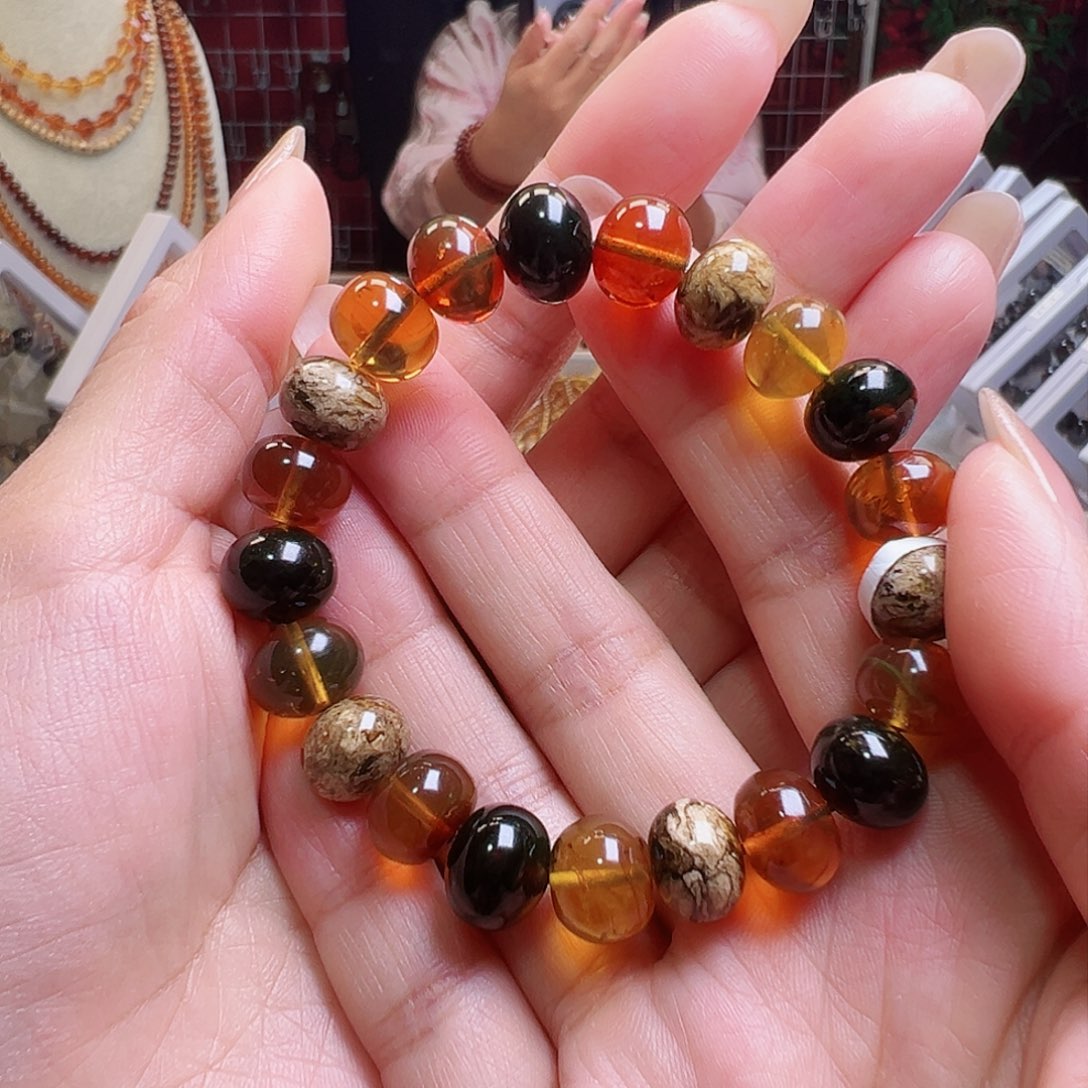 琥珀裸石未镶嵌抚顺琥珀11多宝