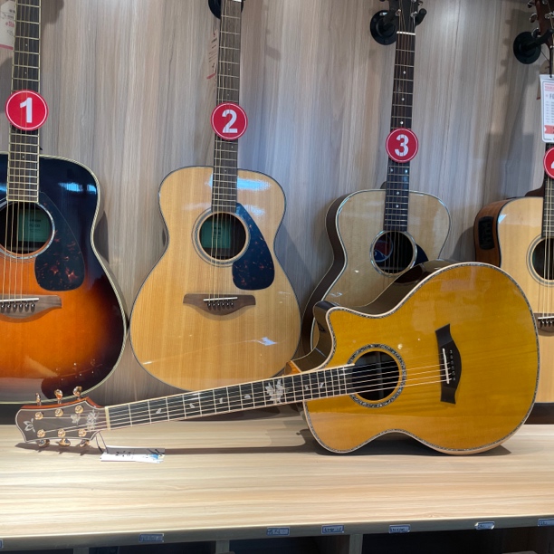 芬卓新款高端全单白/百合花系列40/41寸云玫全单民谣吉他电箱款