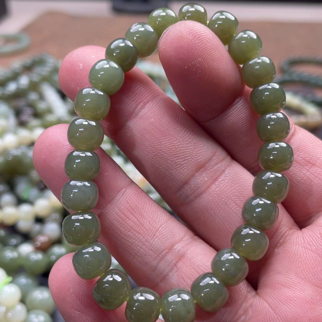 和田玉手链未镶嵌