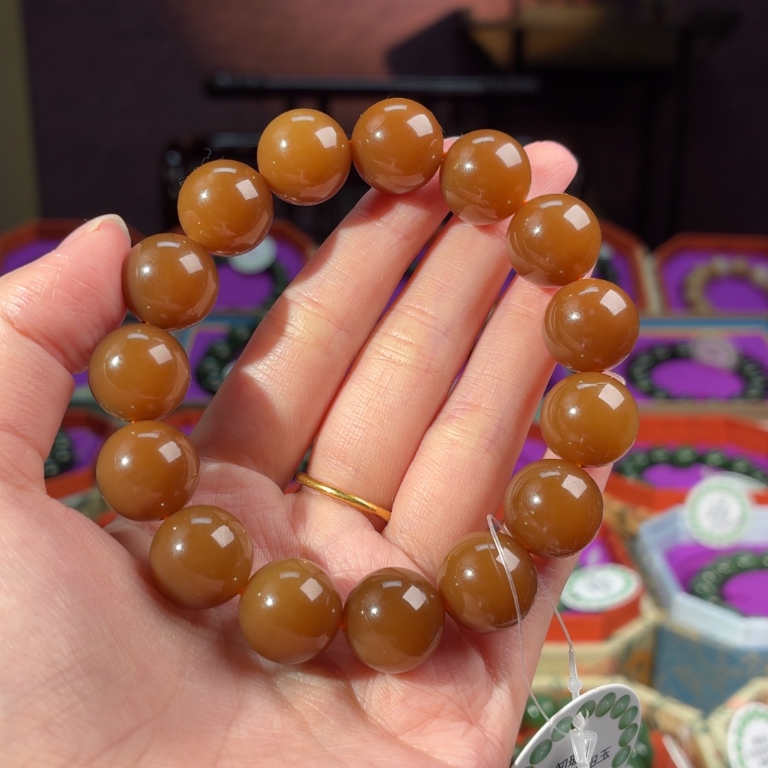 和田玉（糖玉）未镶嵌手串