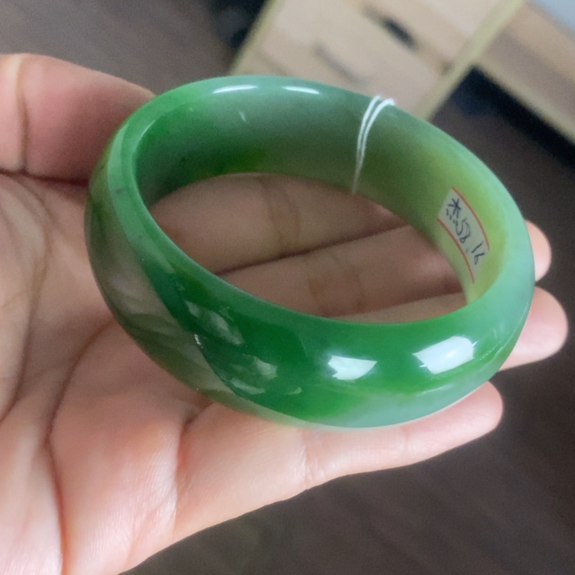 【闪购商品】未镶嵌手镯和田玉（碧玉）