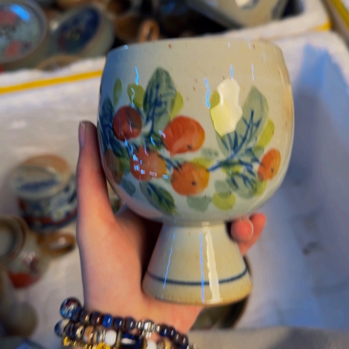瓷片景德镇陶瓷手工手绘