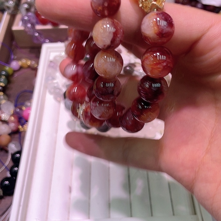 水晶手串未镶嵌5高