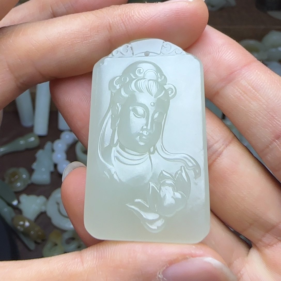 和田玉挂件未镶嵌