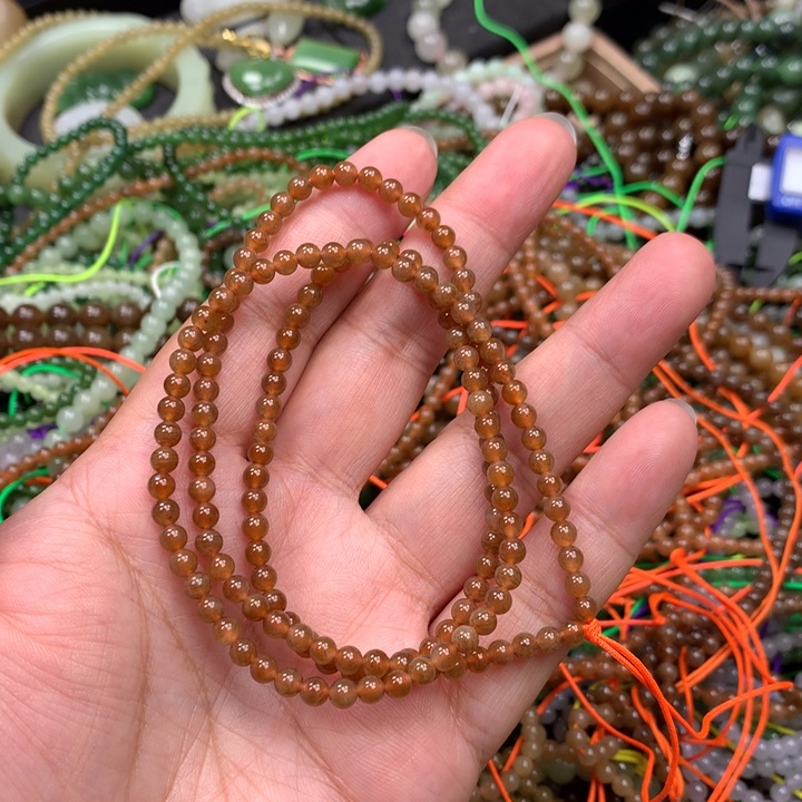 和田玉未镶嵌手链28