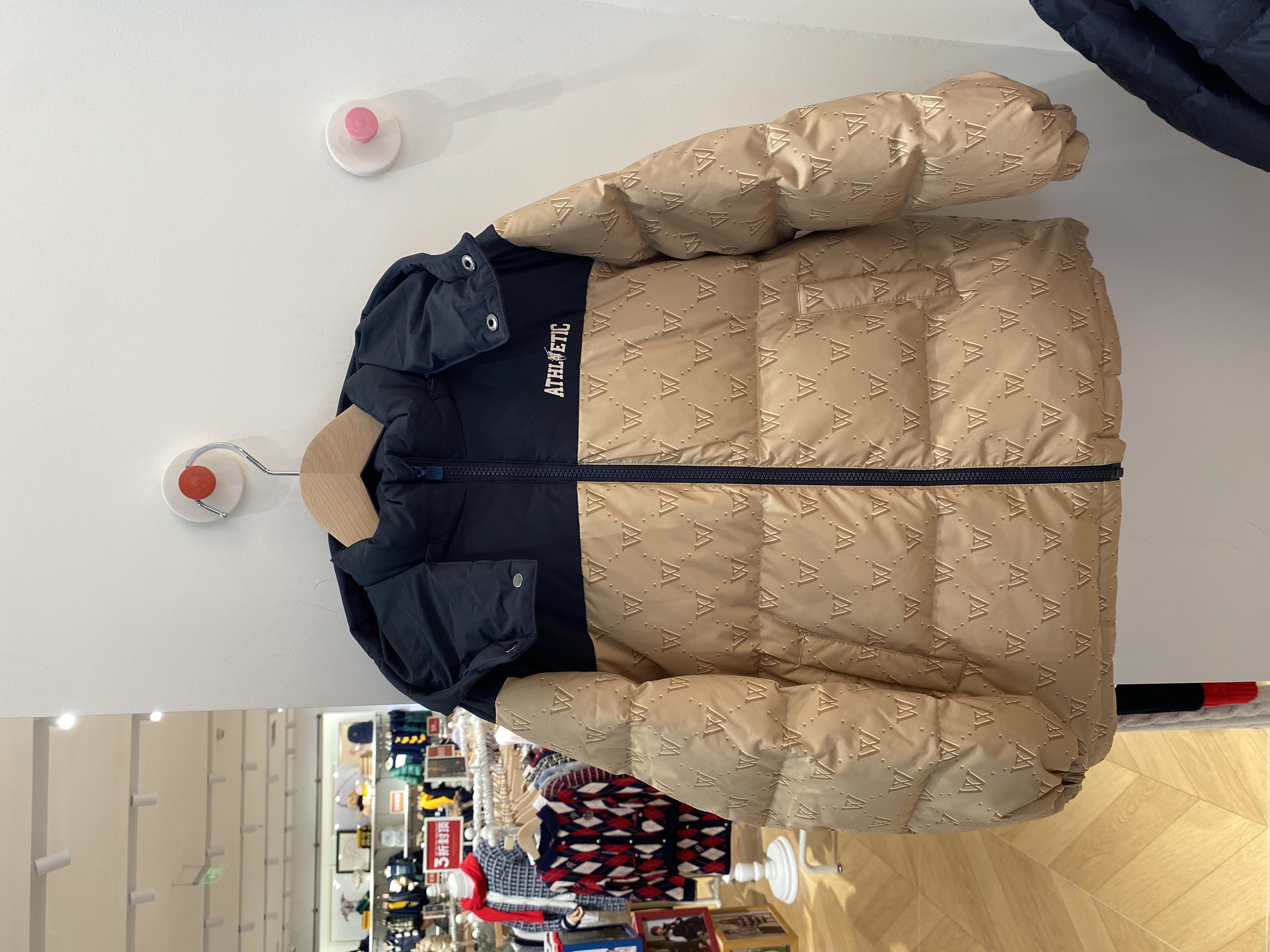 POLOWALK25年冬季新品儿童连帽满印90羽绒男童