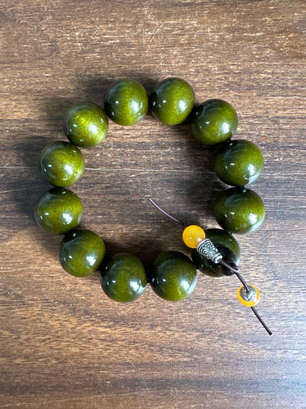 K069金丝楠阴沉木手串（无礼盒）