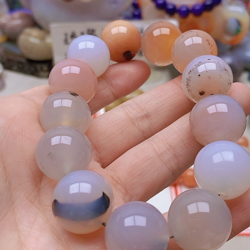 【闪购商品】未镶嵌玛瑙/玉髓珠宝半成品大***6