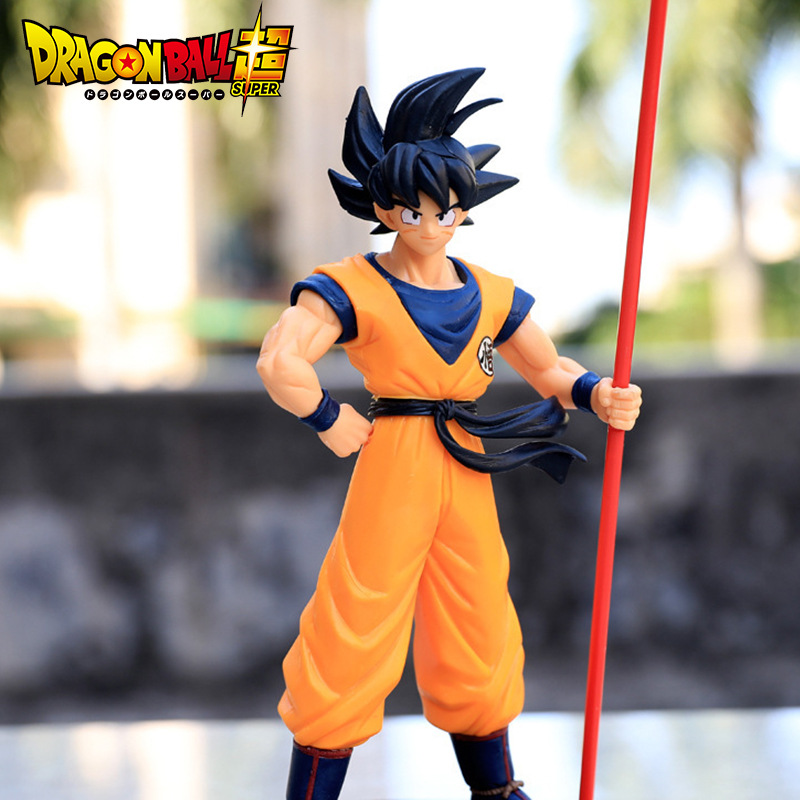 【现货】棍子悟空七龙珠20周年GK拿棍筋斗云手孙悟空办摆件手办模型