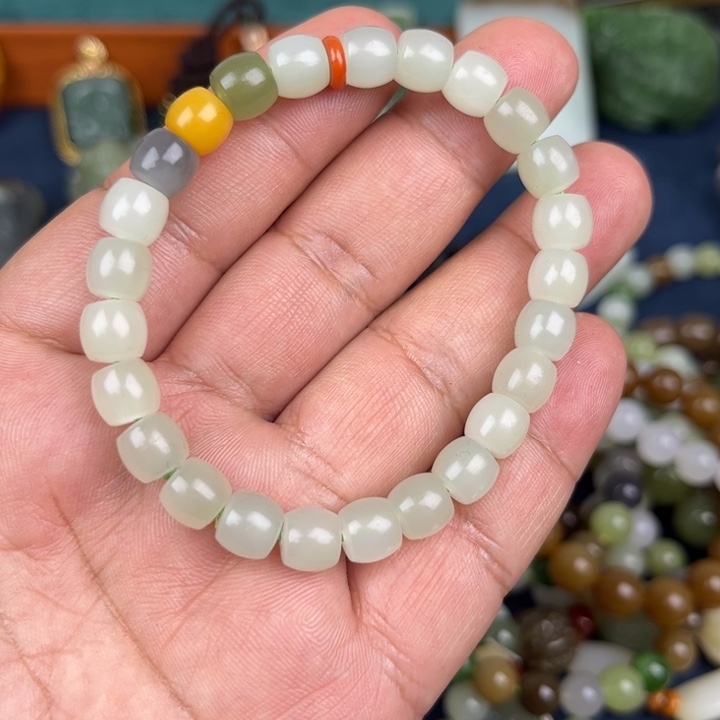 和田玉手链未镶嵌