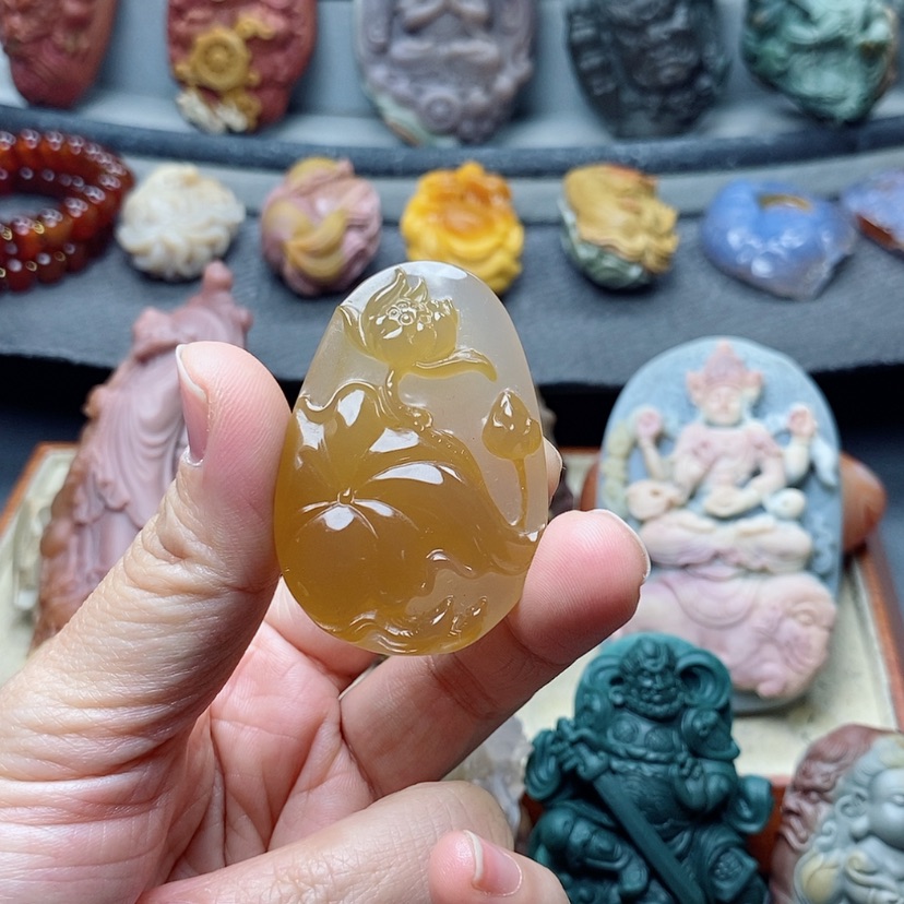 【闪购商品】定制玛瑙吊坠未镶嵌