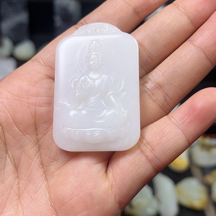 和田玉吊坠(不含链)未镶嵌