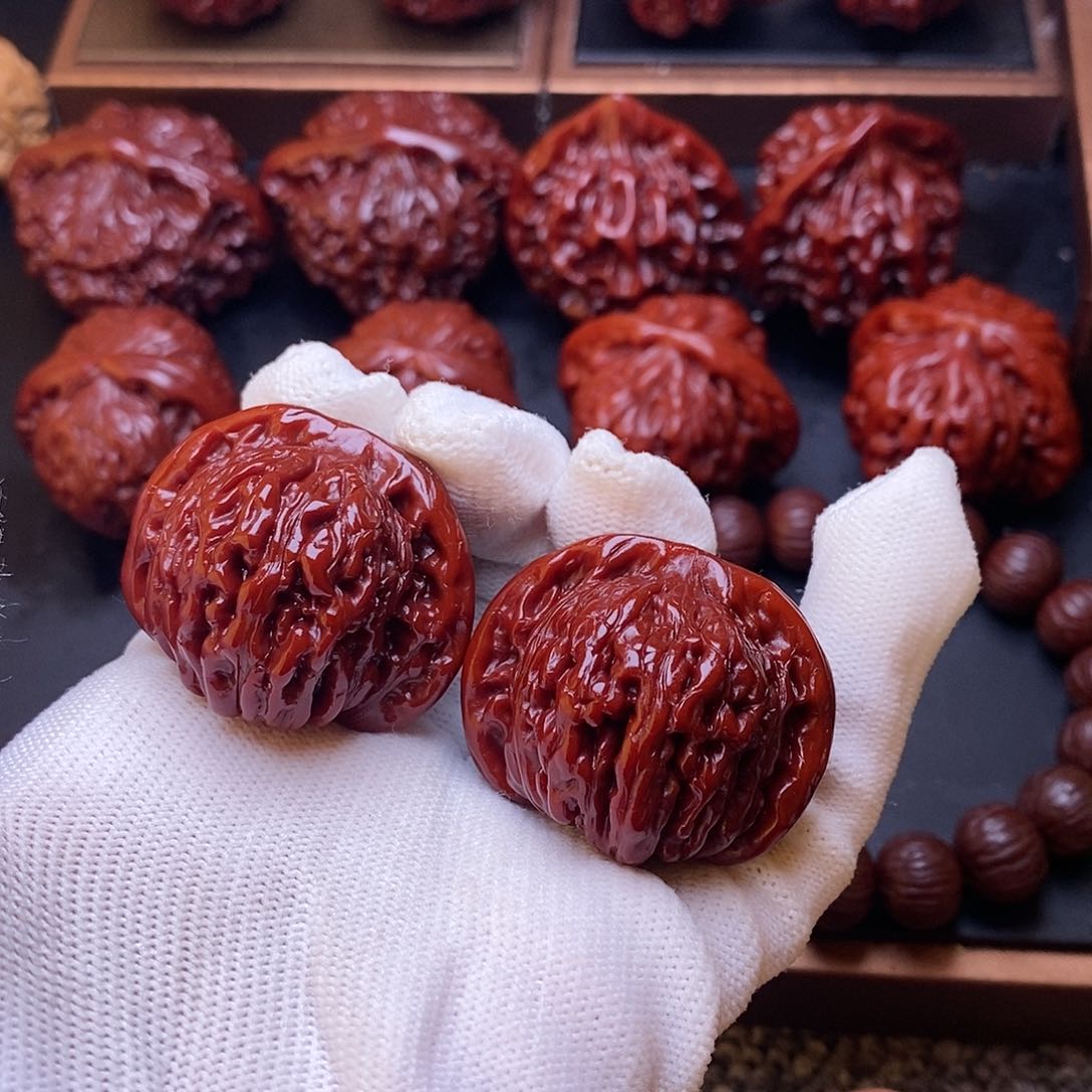 文玩核桃吊坠知*四座楼39mm