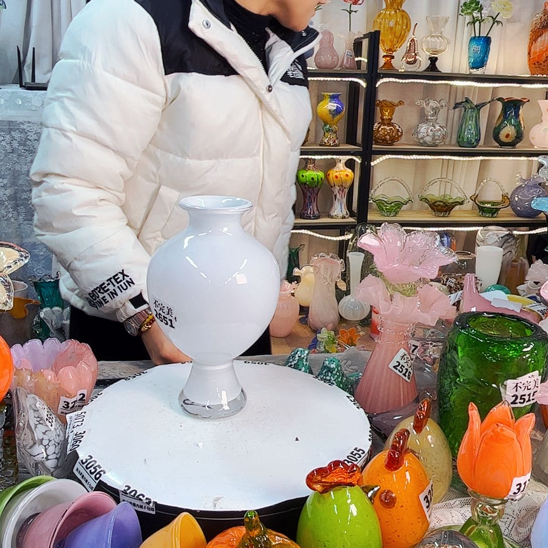 2651 家悦美居琉璃摆件不完美