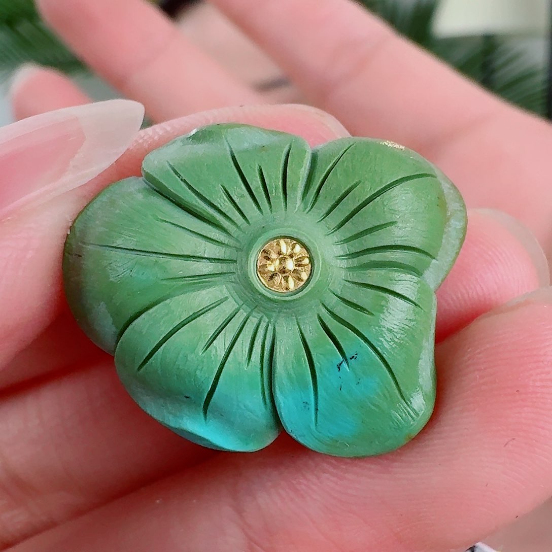 未镶嵌绿松石珠宝奇石