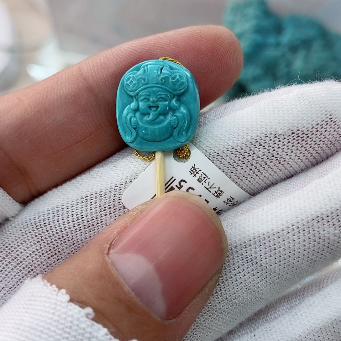 绿松石珠宝奇石未镶嵌