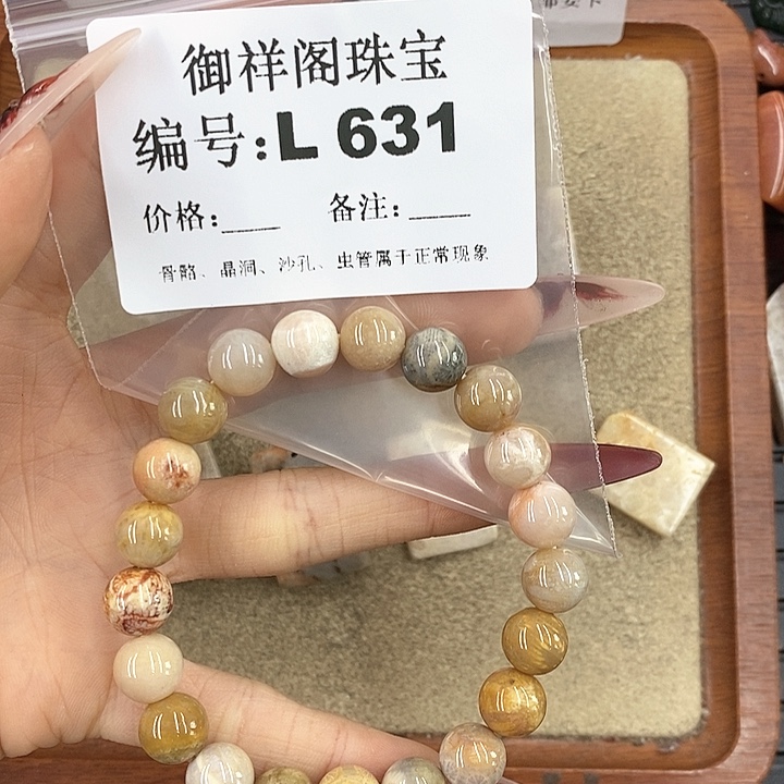 硅化珊瑚（珊瑚玉）颈饰未镶嵌