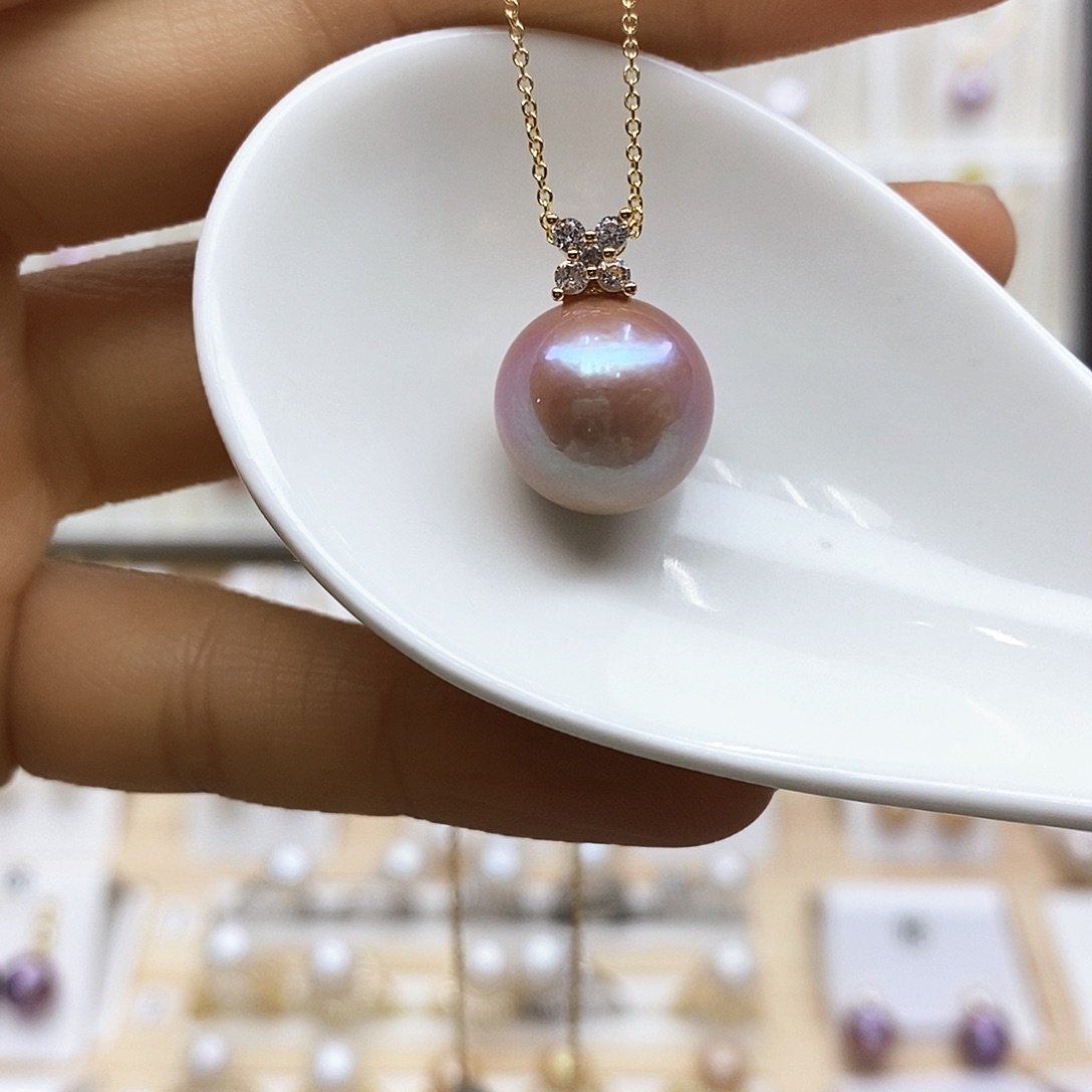 淡水珍珠颈饰合金