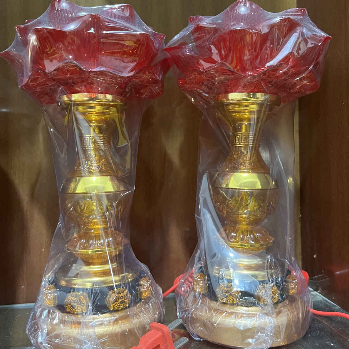 莲花供佛灯长明灯