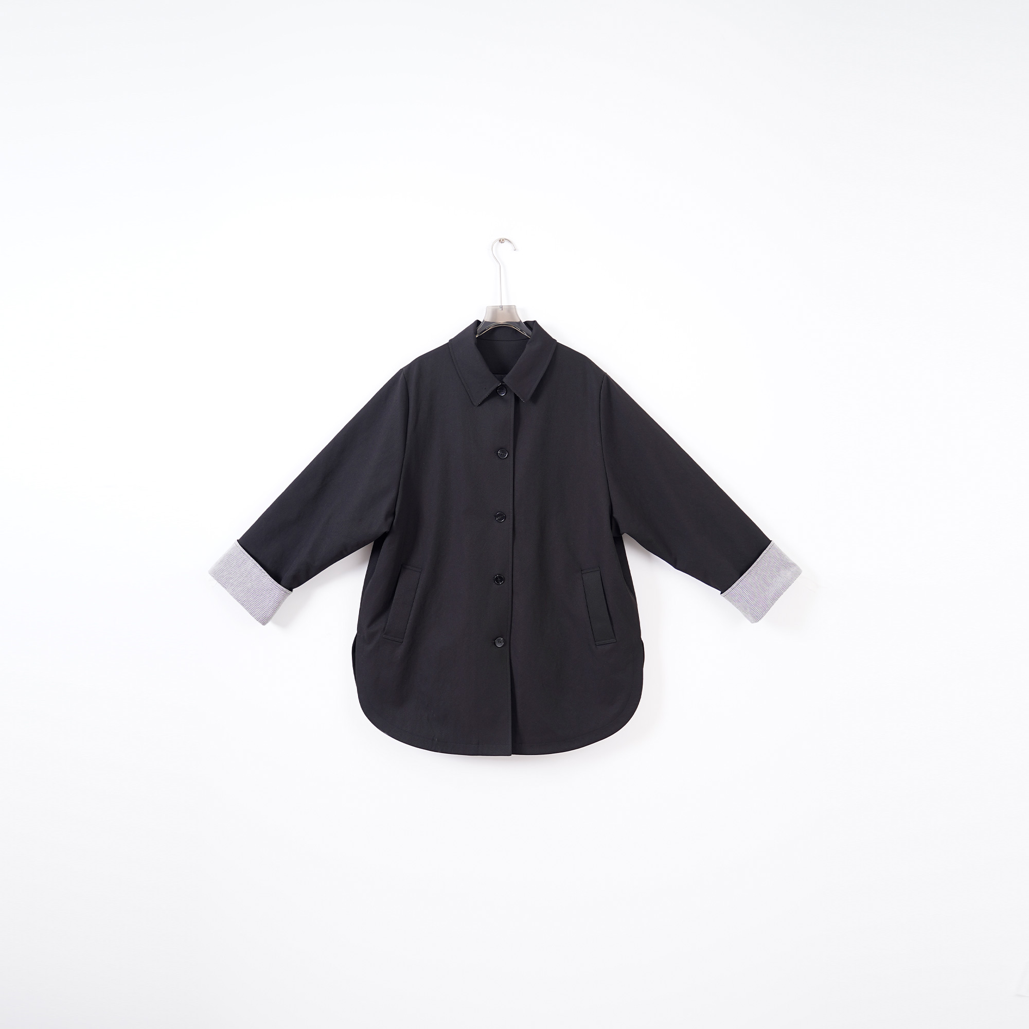 PW251147秋冬新款加厚棉衣棉服保暖显瘦大码中长款宽松港风