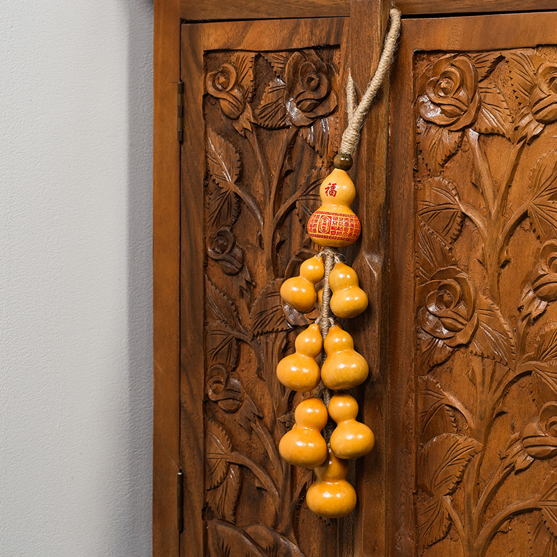 班塔外家居葫芦清新原色生长小葫芦百福图款式客厅卧室茶室装饰品