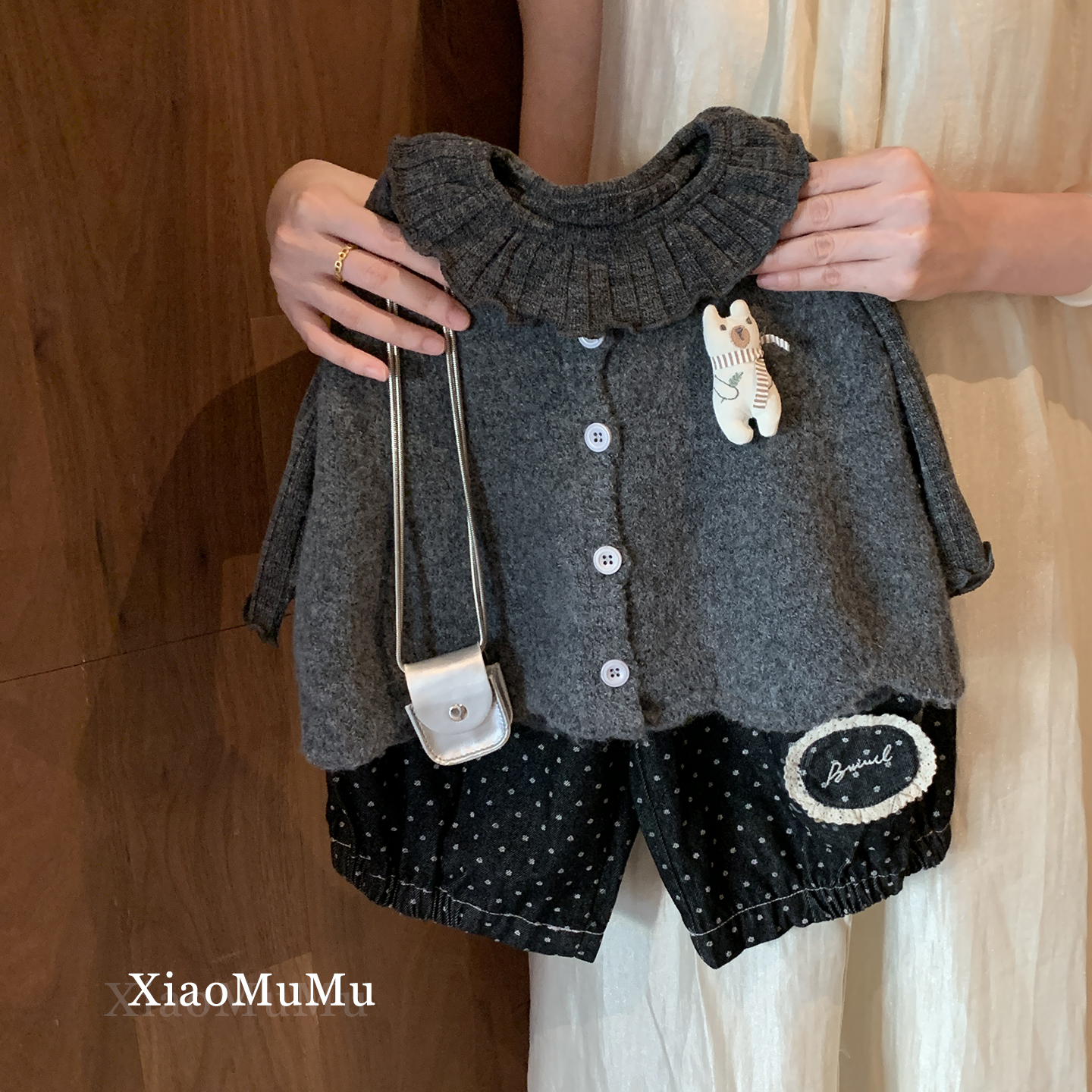 【现货】女童韩系套装秋装2025新款小童女宝宝洋气时髦三件套百搭