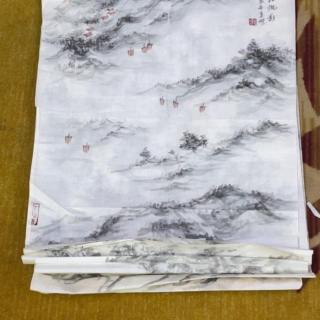 国画觀*绘画作品李洁老师作品666666六张瑕疵