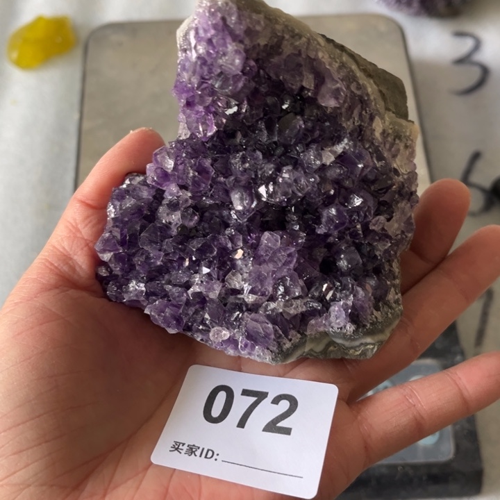 紫晶颈饰未镶嵌我*