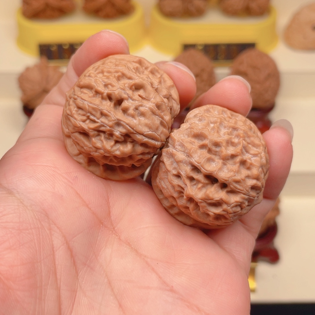 文玩核桃把件九仙庙36