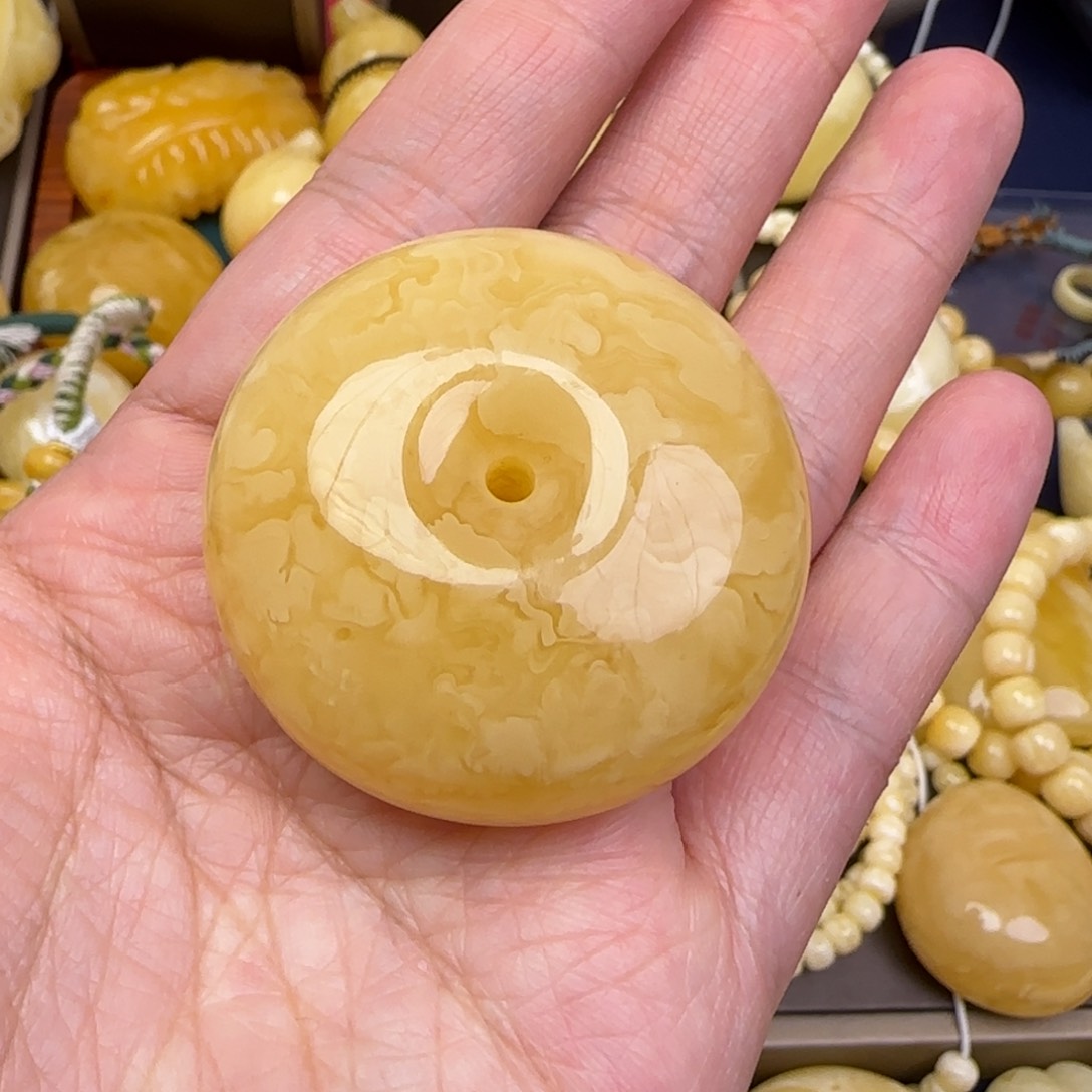 蜜蜡颈饰未镶嵌p****e天然蜜蜡