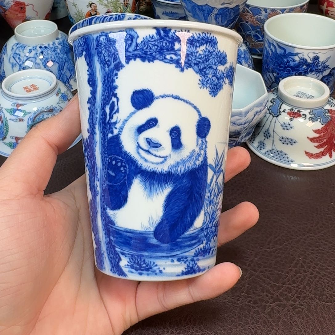 店***二现代景德镇陶瓷杯
