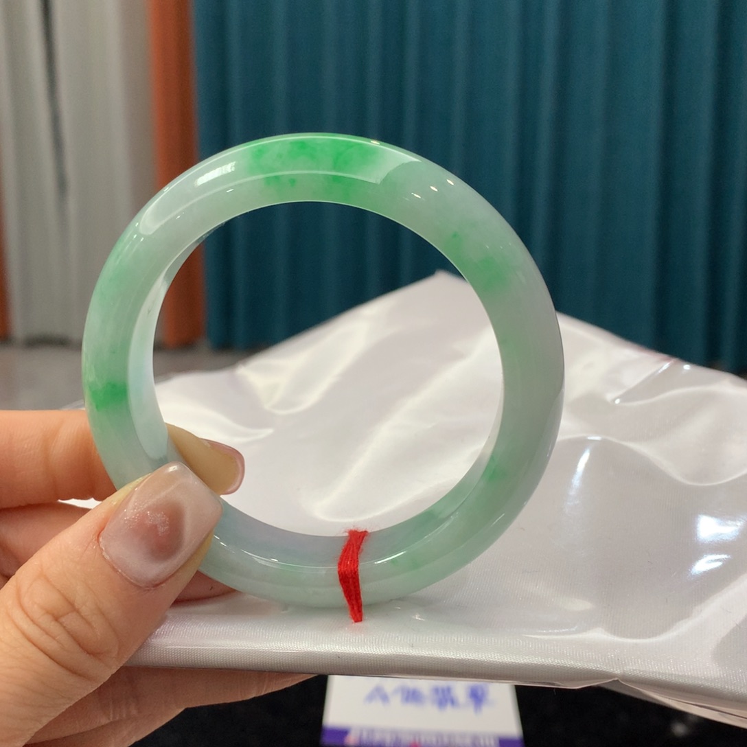 未镶嵌手镯翡翠沛**ᵐ圈口54.9（分单2）