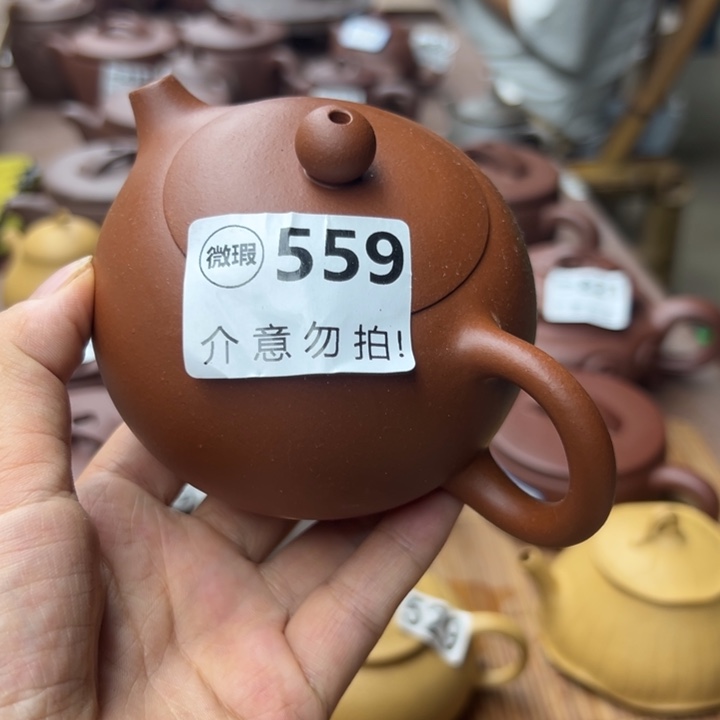 茶壶紫砂小红泥瑕疵260