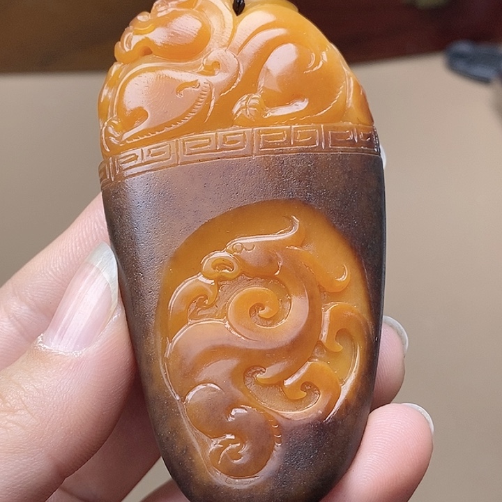 和田玉挂件未镶嵌F