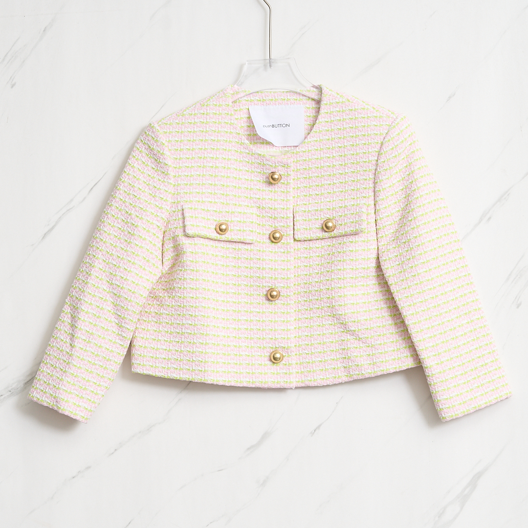 全新未使用/pushBUTTON女士小香风外套PZGU00041