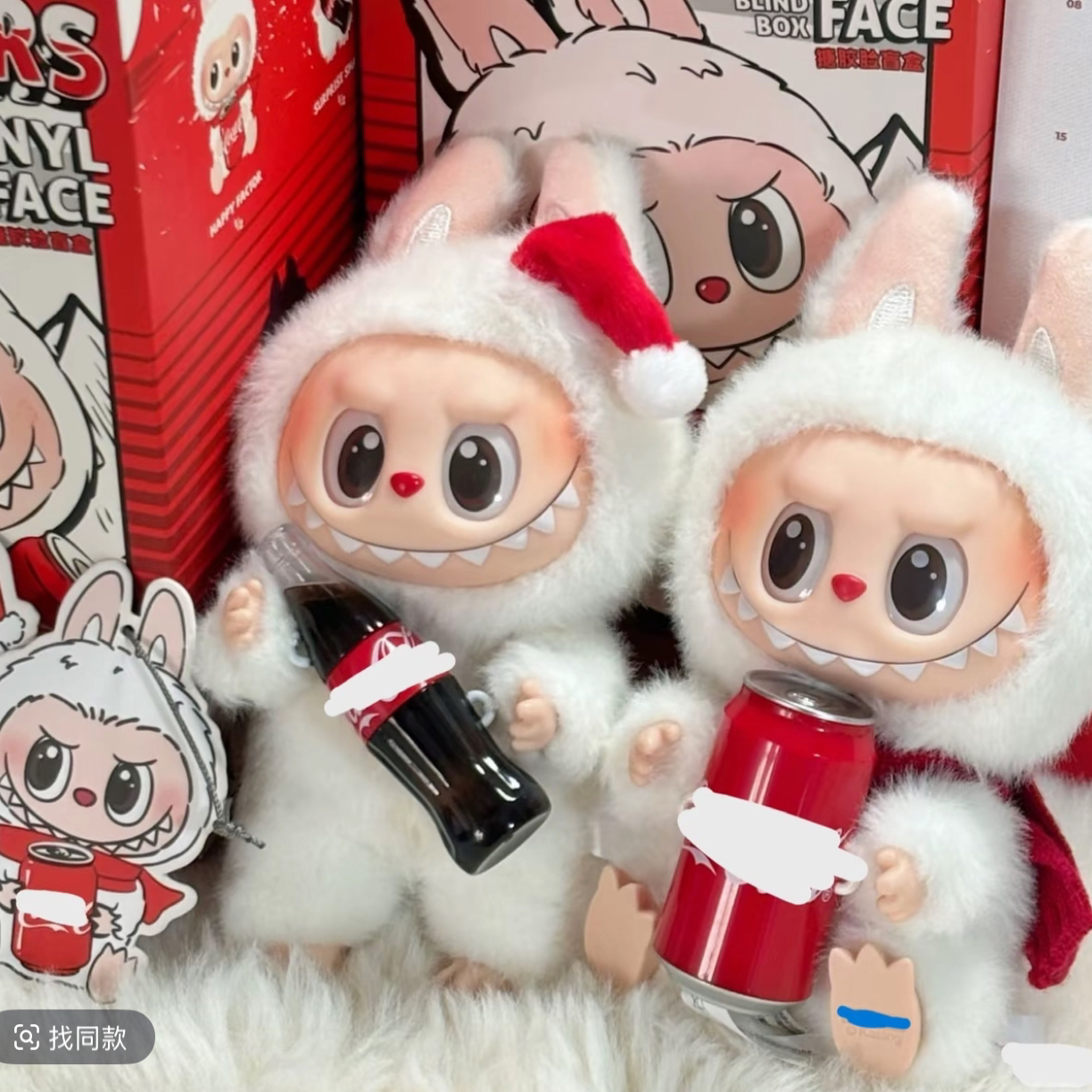 可口可乐系列搪胶毛绒公仔（默认代拆，不退不换）