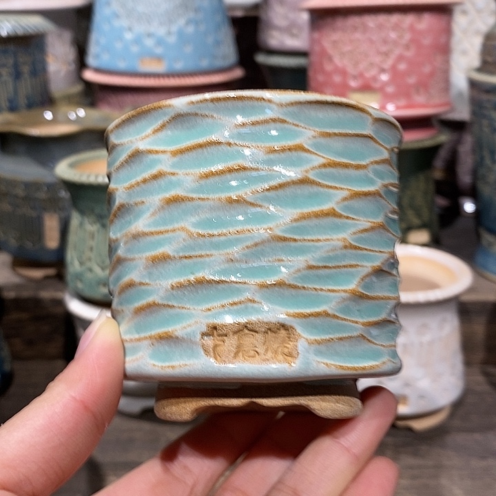 七里烧花盆2-20-094口径6