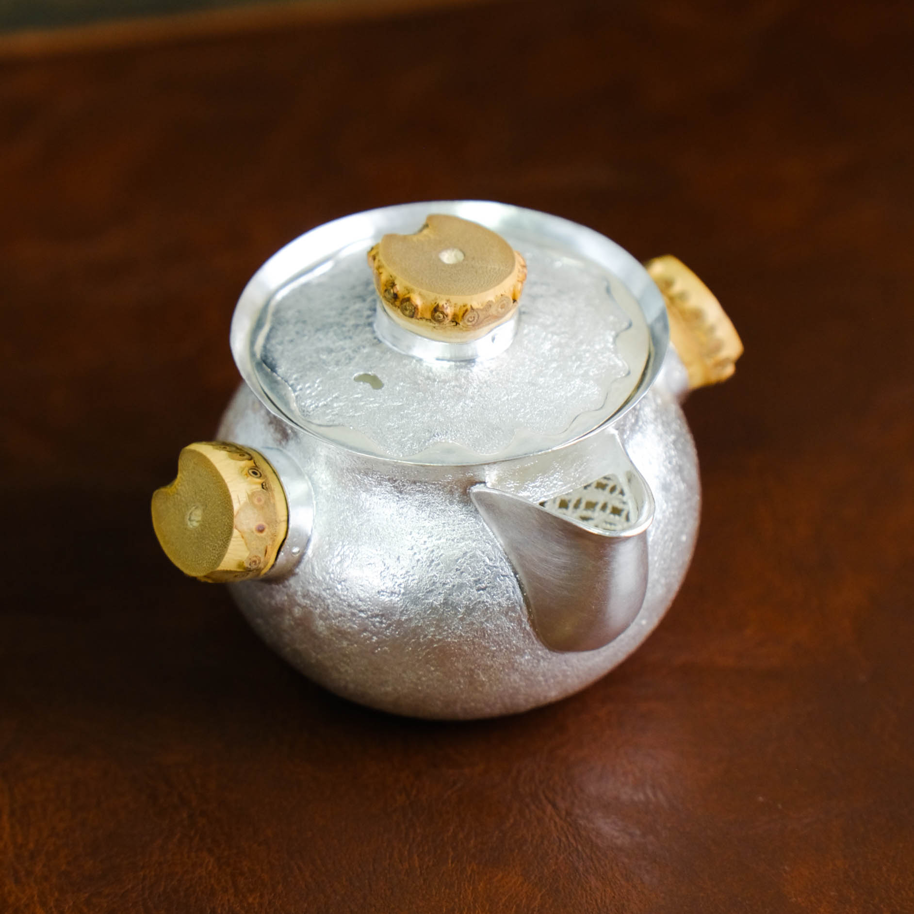 【大促】壶尔摩斯《钱袋》茶壶抓壶精致家用便携足银999约92g150cc